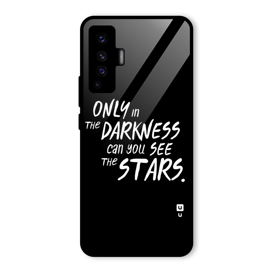 Darkness and the Stars Glass Back Case for Vivo X50