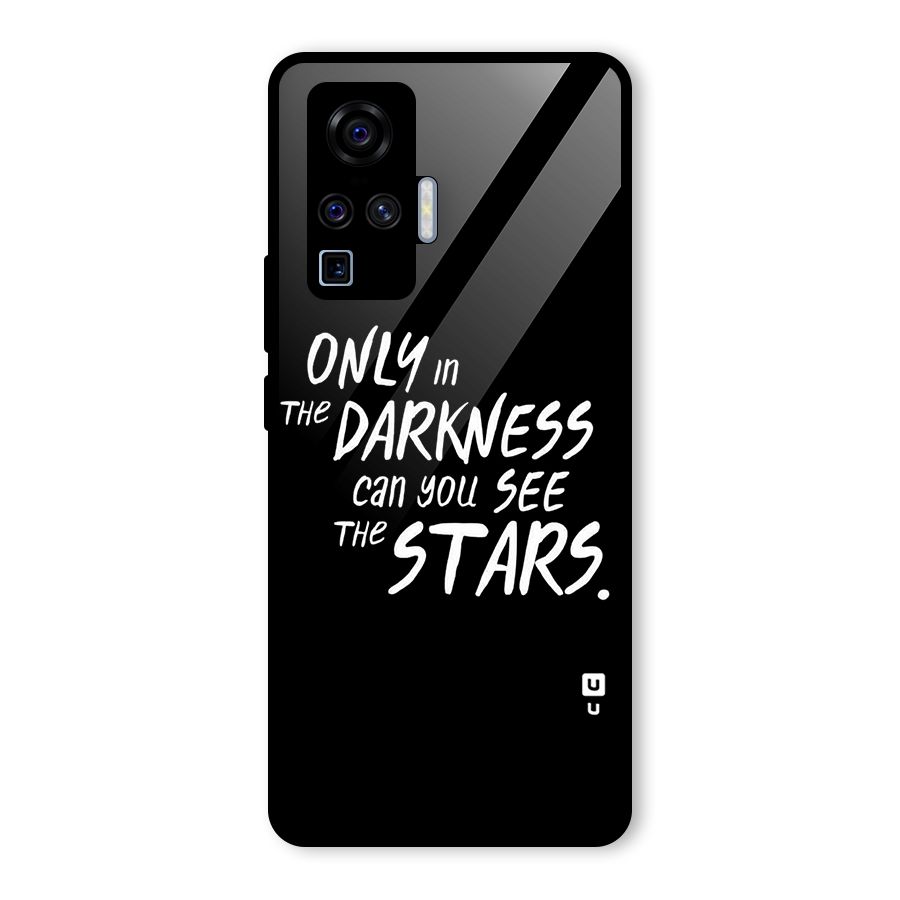 Darkness and the Stars Glass Back Case for Vivo X50 Pro
