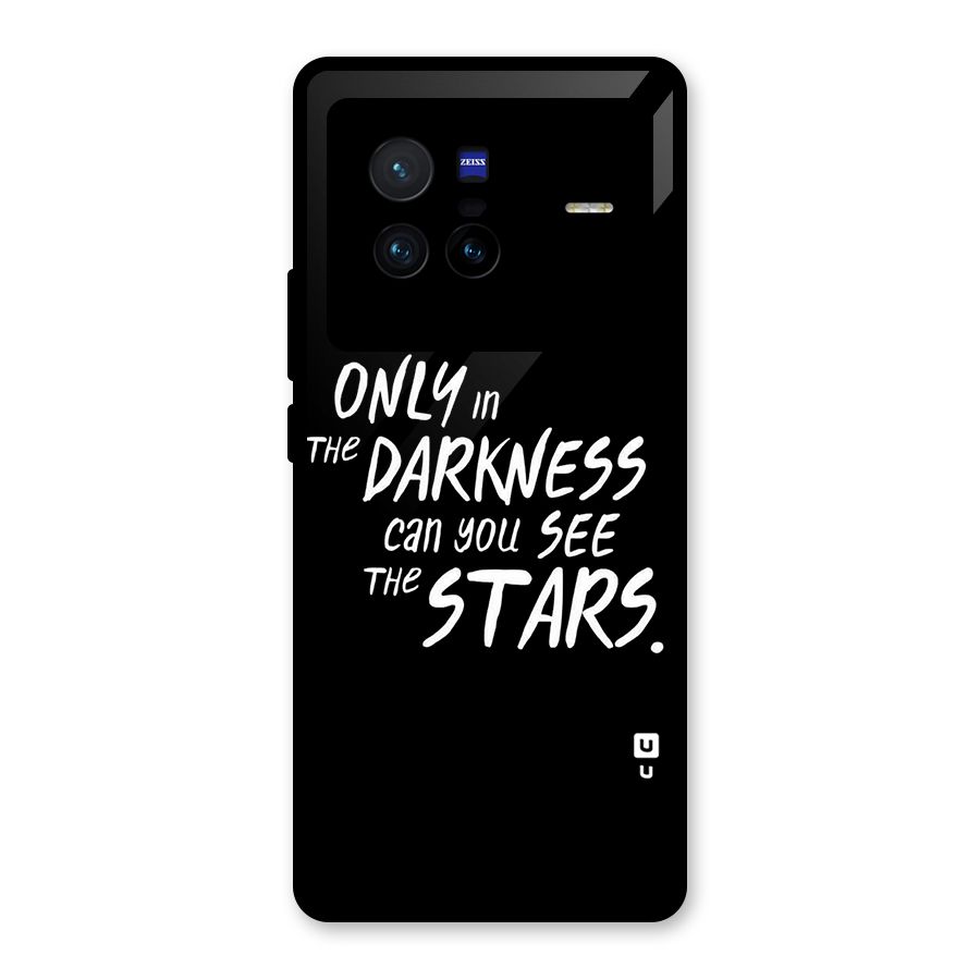 Darkness and the Stars Glass Back Case for Vivo X80