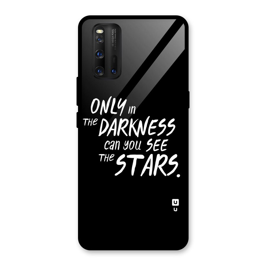 Darkness and the Stars Glass Back Case for Vivo iQOO 3