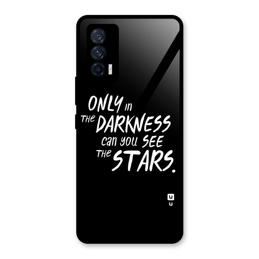 Darkness and the Stars Glass Back Case for Vivo iQOO 7 5G