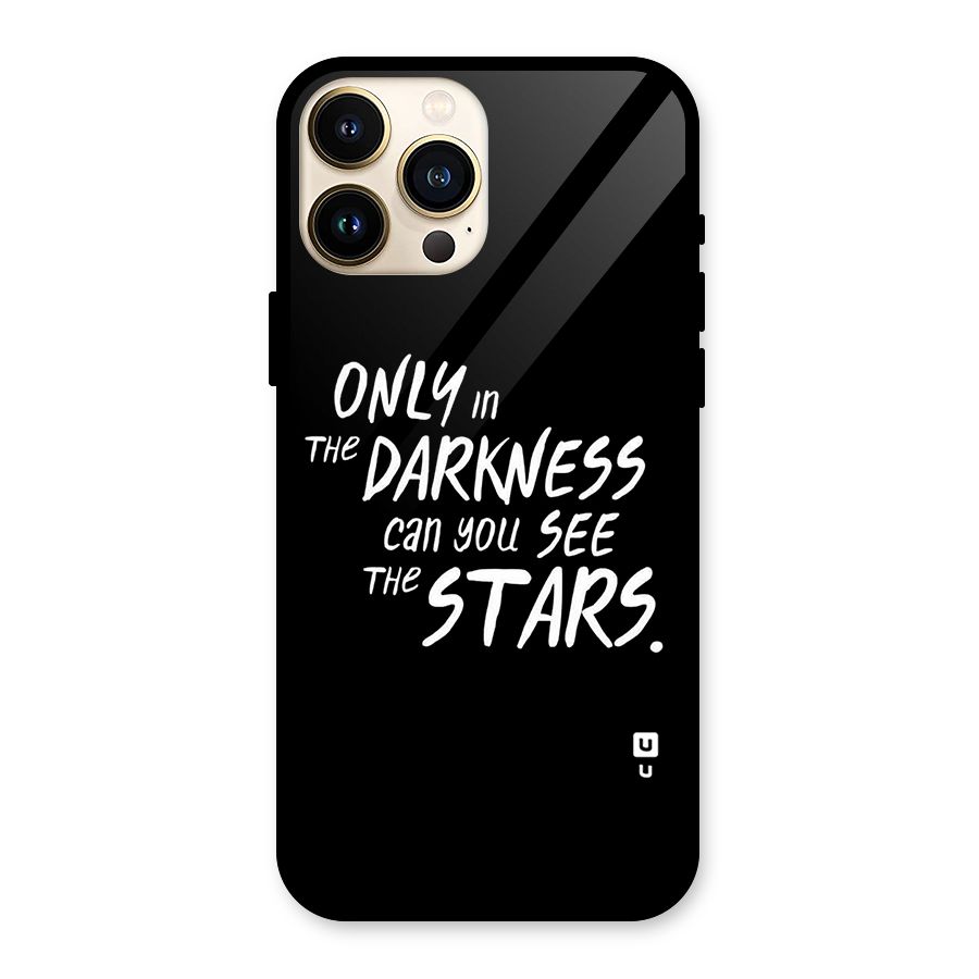 Darkness and the Stars Glass Back Case for iPhone 13 Pro Max