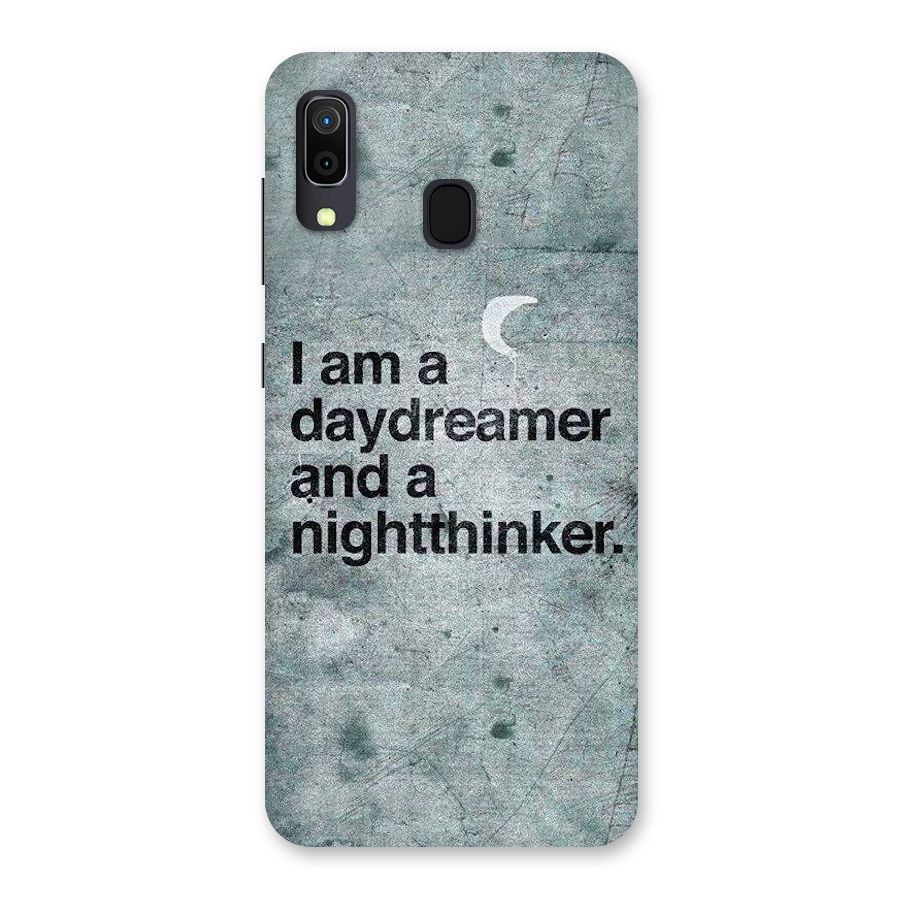 Day Dreamer Night Thinker Back Case for Galaxy A30