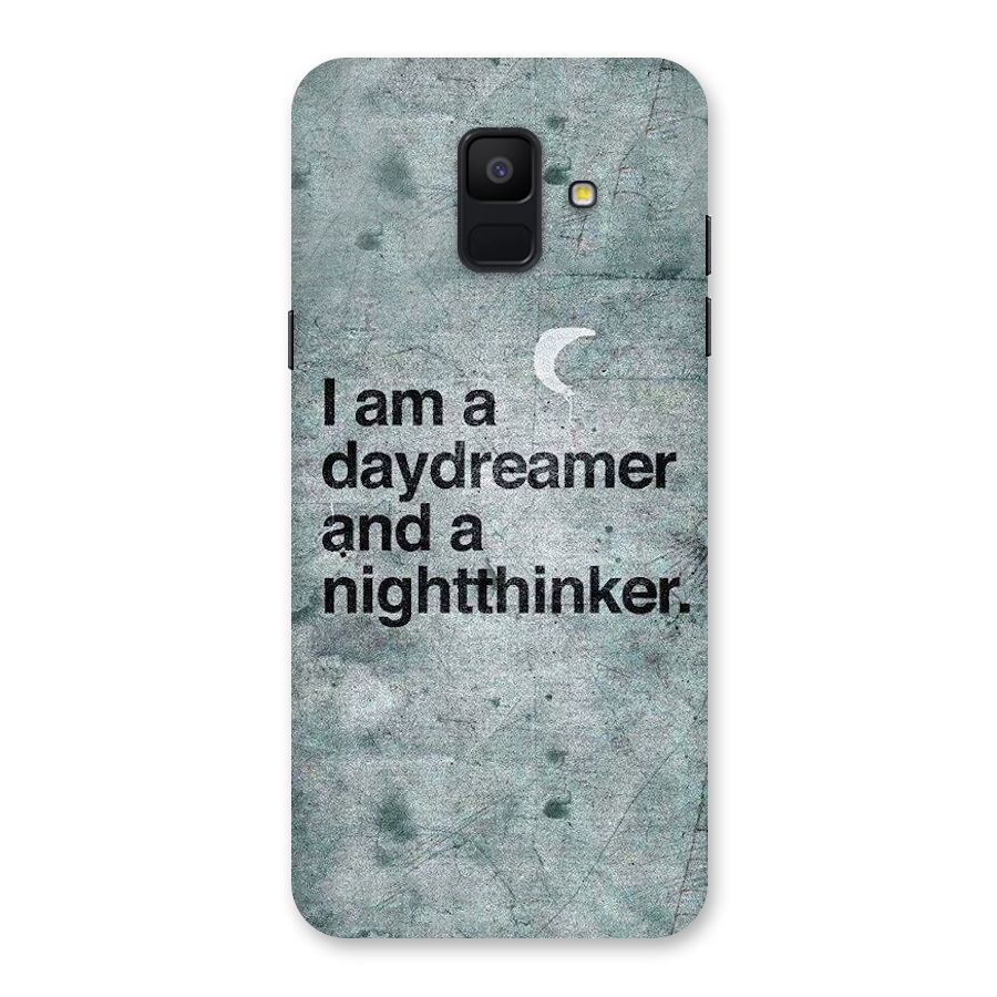 Day Dreamer Night Thinker Back Case for Galaxy A6 (2018)