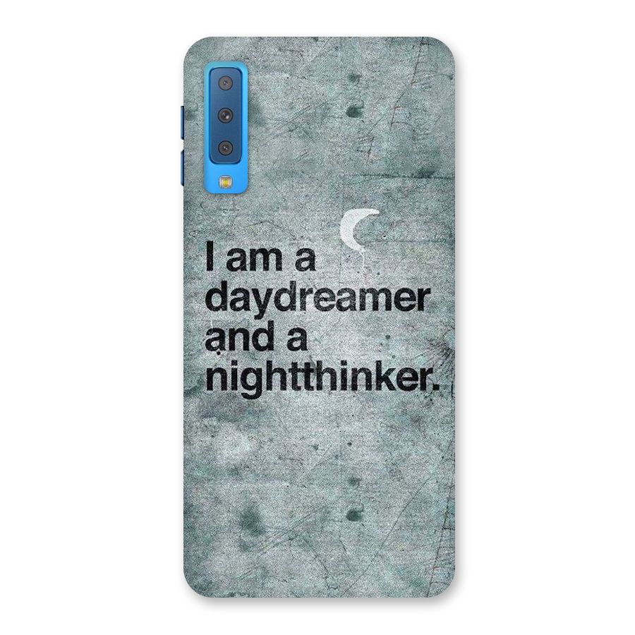 Day Dreamer Night Thinker Back Case for Galaxy A7 (2018)
