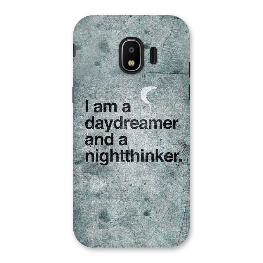 Day Dreamer Night Thinker Back Case for Galaxy J2 Pro 2018