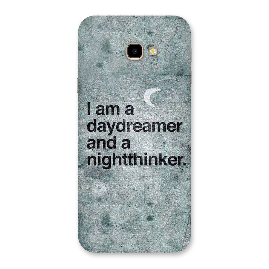 Day Dreamer Night Thinker Back Case for Galaxy J4 Plus