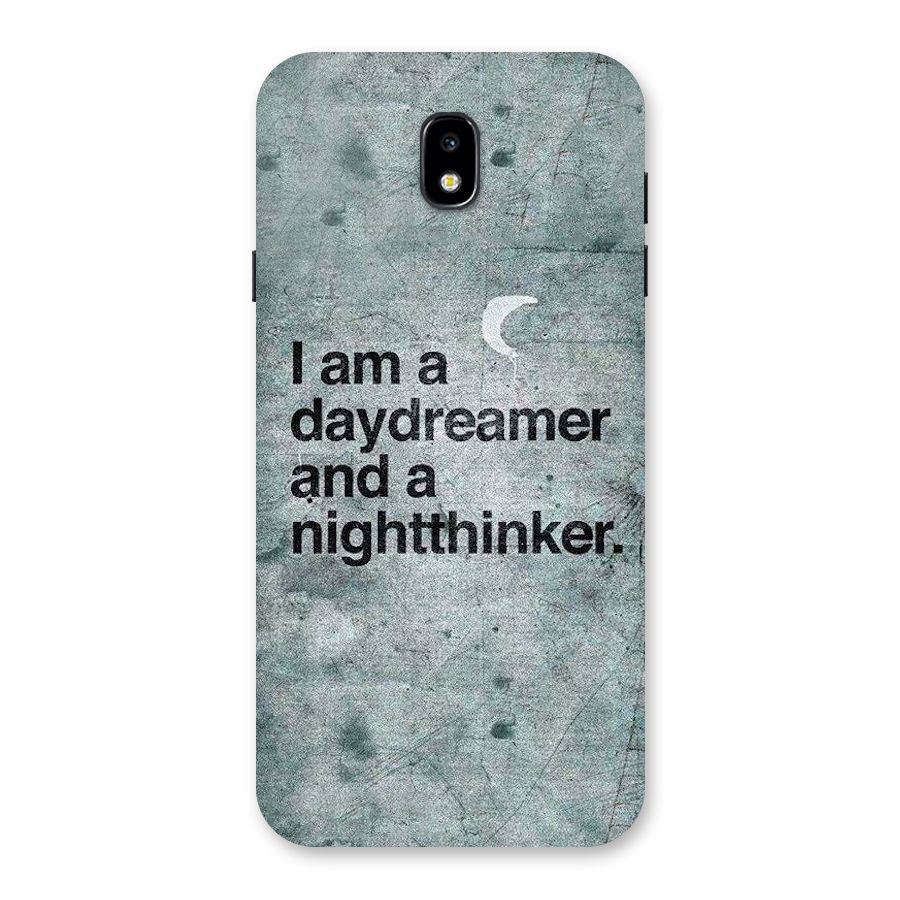 Day Dreamer Night Thinker Back Case for Galaxy J7 Pro