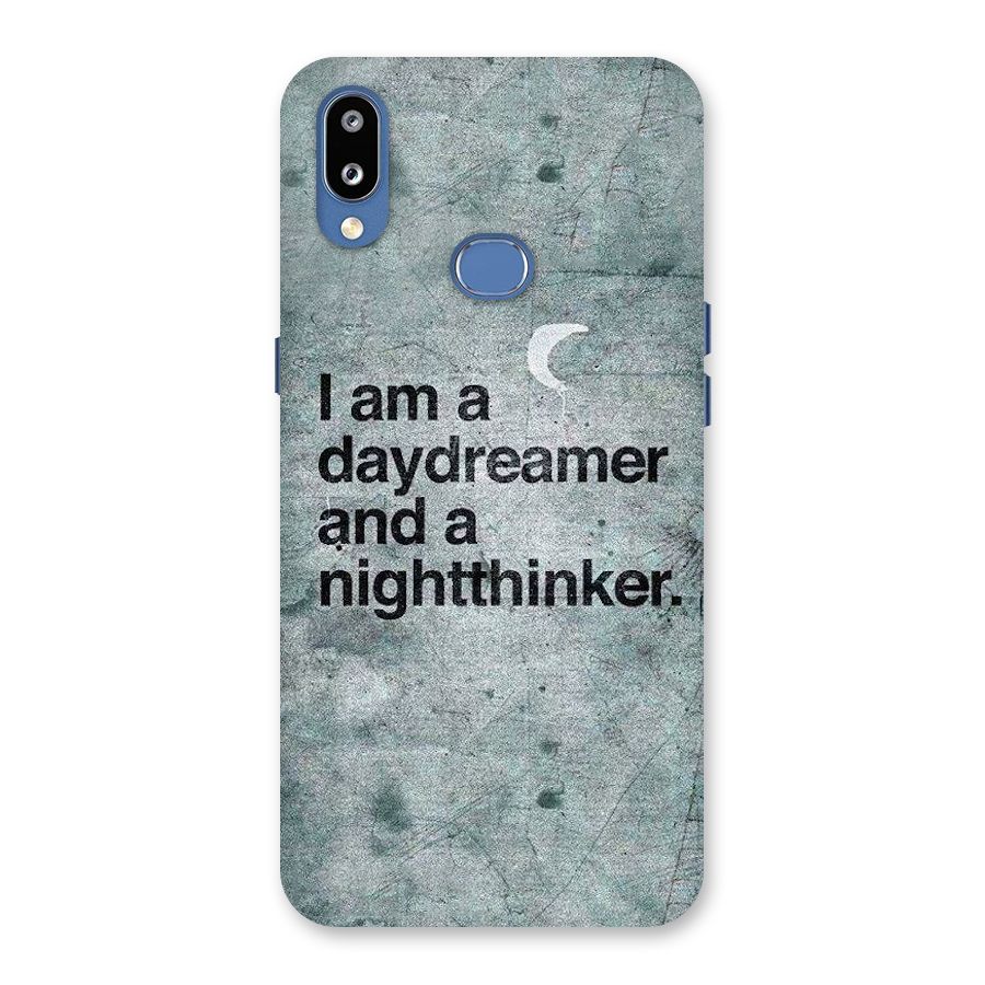 Day Dreamer Night Thinker Back Case for Galaxy M01s