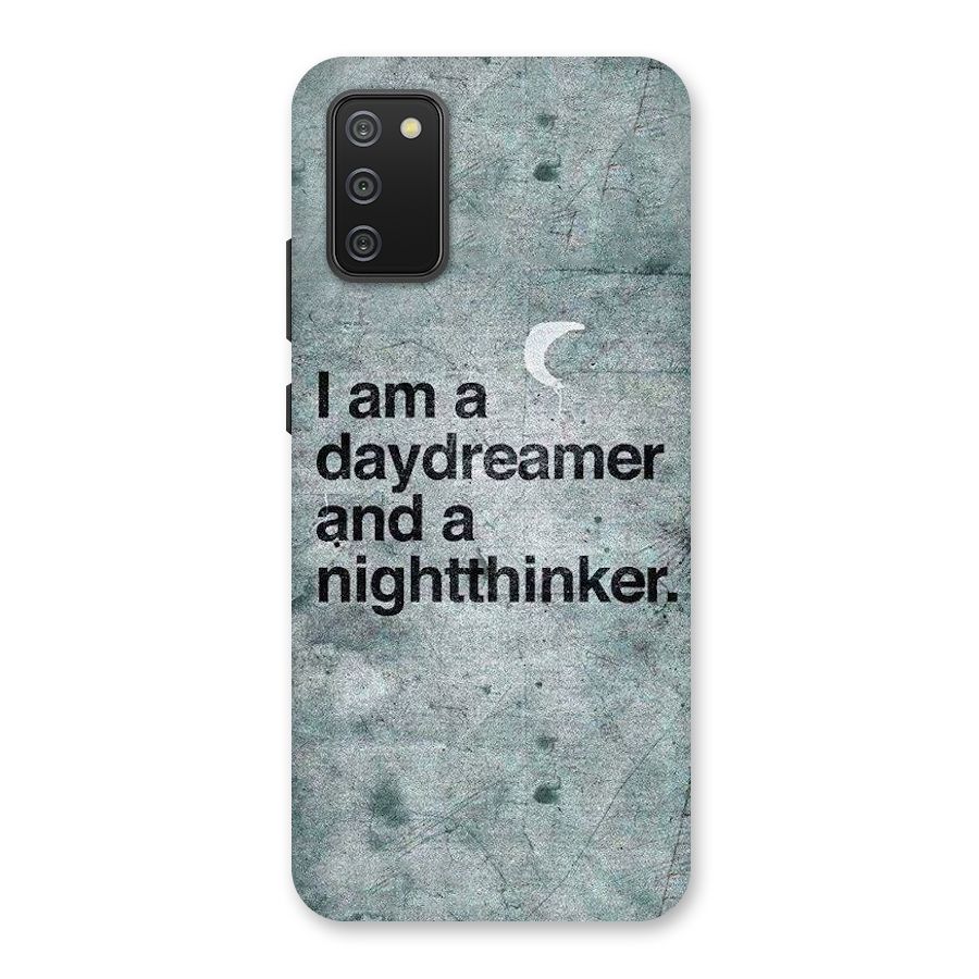 Day Dreamer Night Thinker Back Case for Galaxy M02s