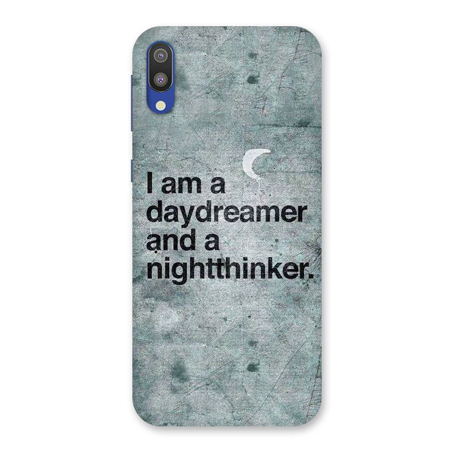 Day Dreamer Night Thinker Back Case for Galaxy M10