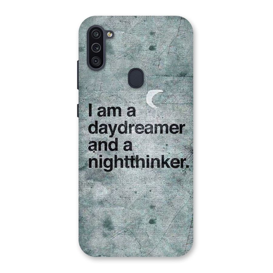 Day Dreamer Night Thinker Back Case for Galaxy M11