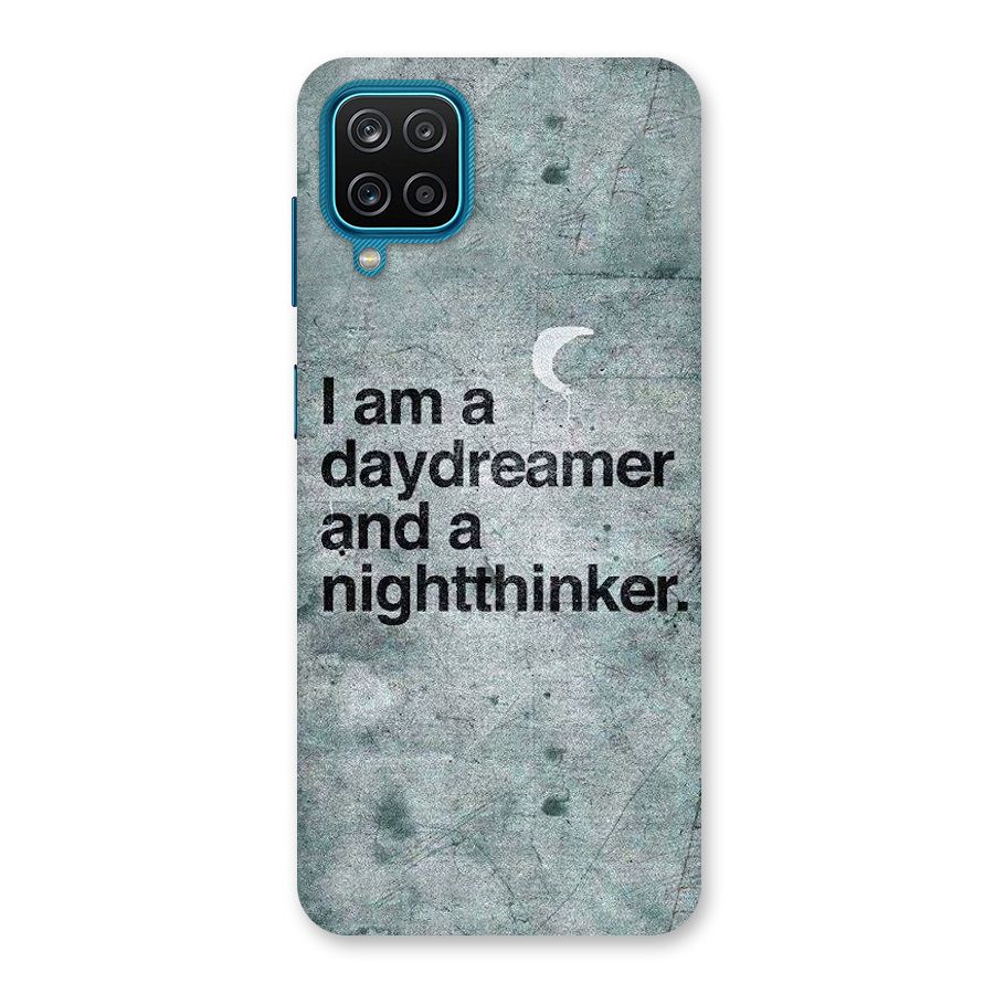 Day Dreamer Night Thinker Back Case for Galaxy M12