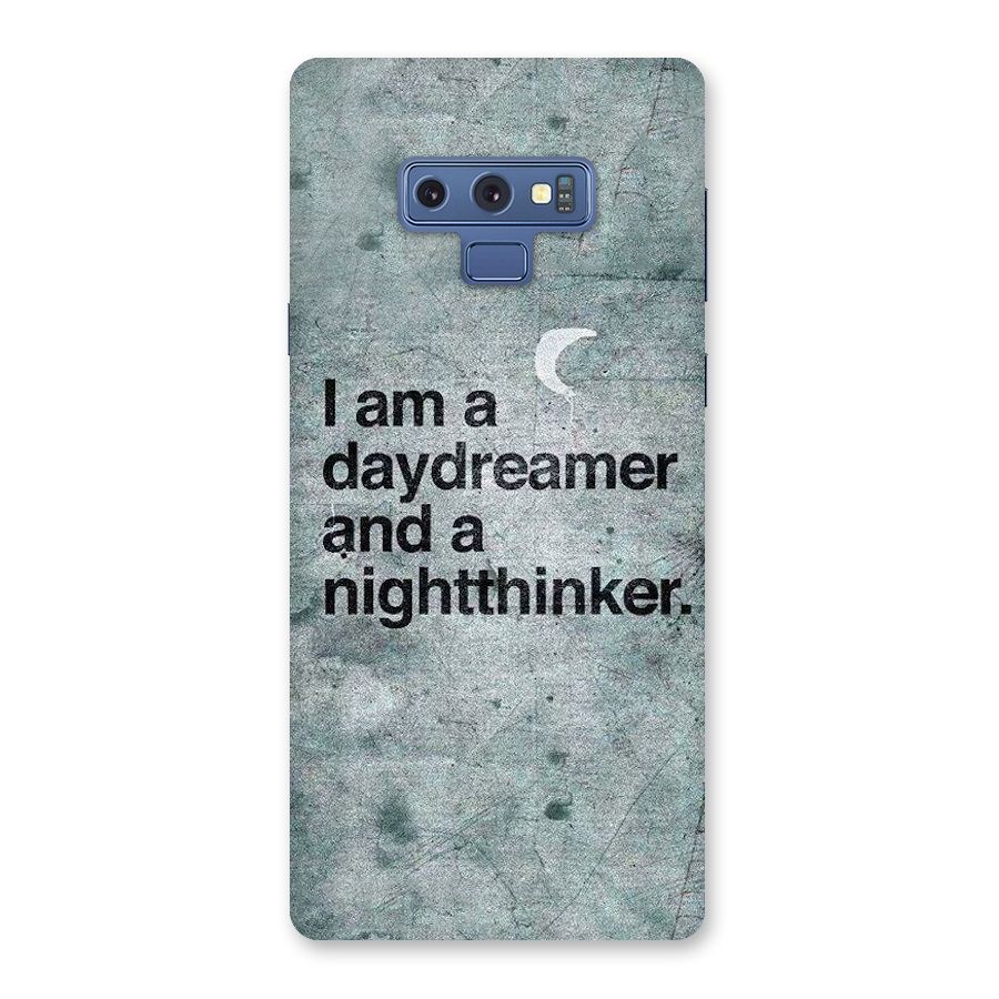 Day Dreamer Night Thinker Back Case for Galaxy Note 9