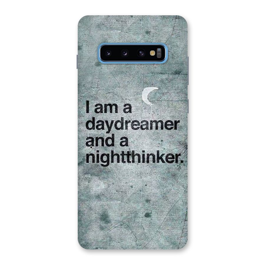 Day Dreamer Night Thinker Back Case for Galaxy S10 Plus