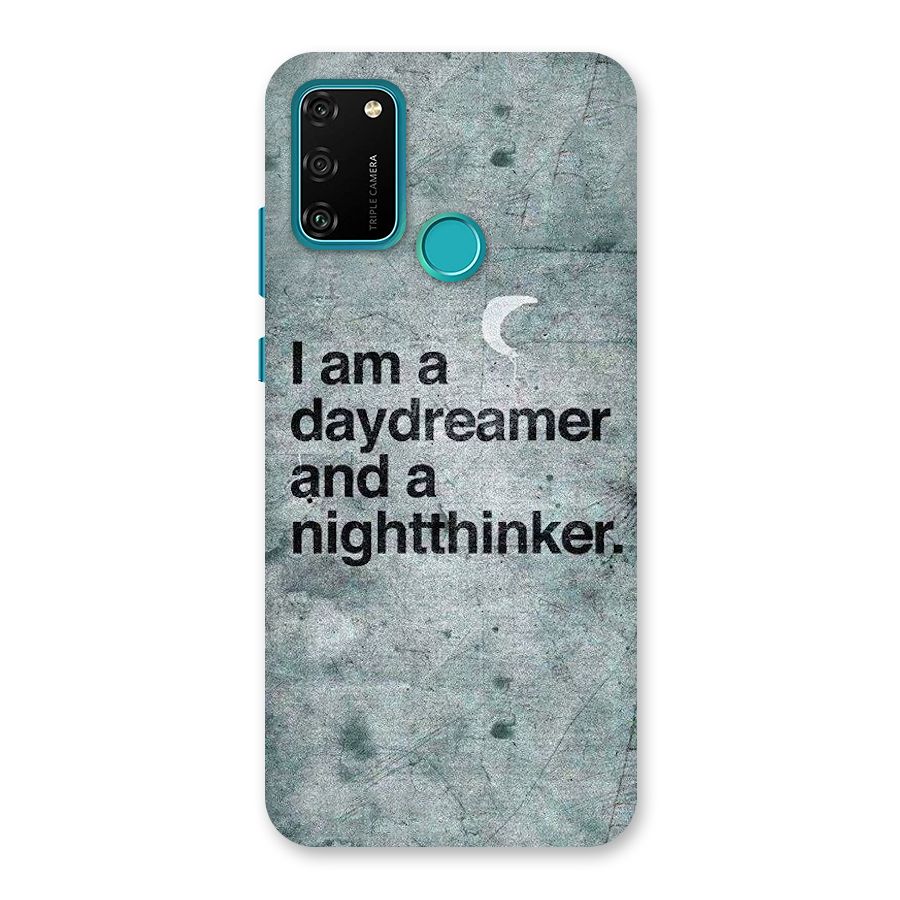 Day Dreamer Night Thinker Back Case for Honor 9A