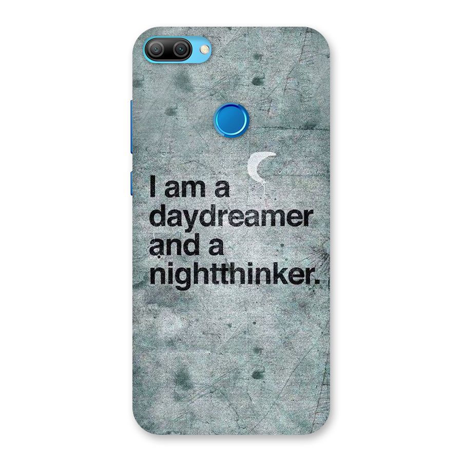 Day Dreamer Night Thinker Back Case for Honor 9N