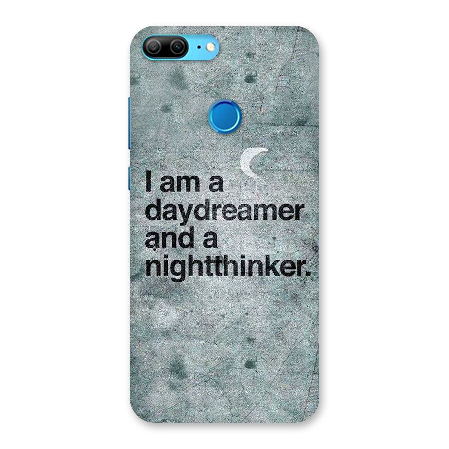Day Dreamer Night Thinker Back Case for Honor 9 Lite