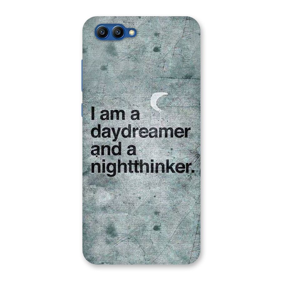 Day Dreamer Night Thinker Back Case for Honor View 10