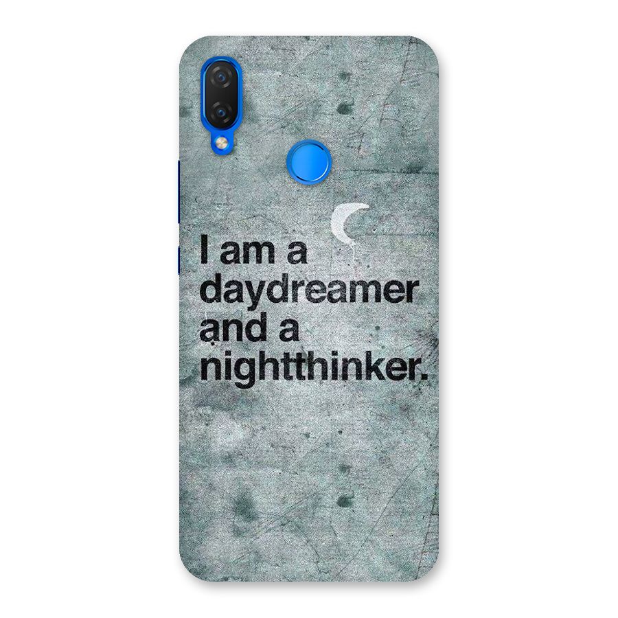Day Dreamer Night Thinker Back Case for Huawei P Smart+