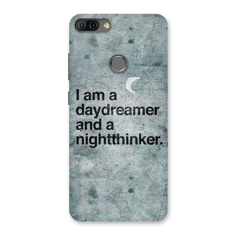 Day Dreamer Night Thinker Back Case for Infinix Hot 6 Pro