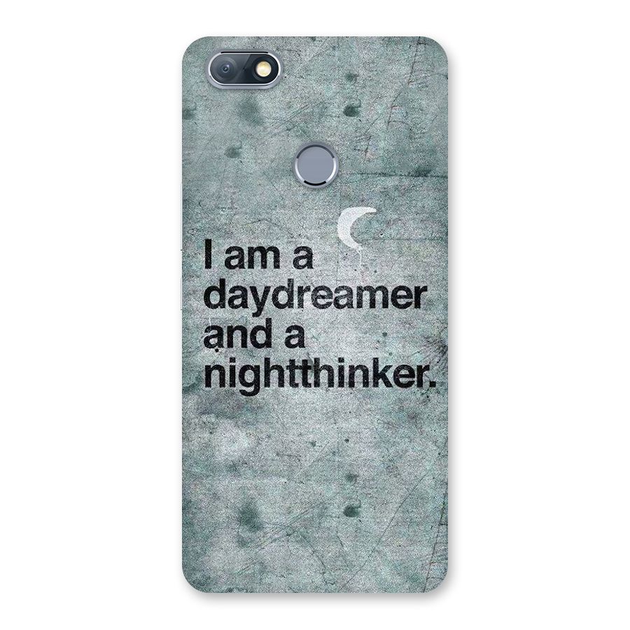 Day Dreamer Night Thinker Back Case for Infinix Note 5