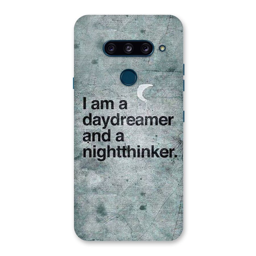 Day Dreamer Night Thinker Back Case for LG  V40 ThinQ