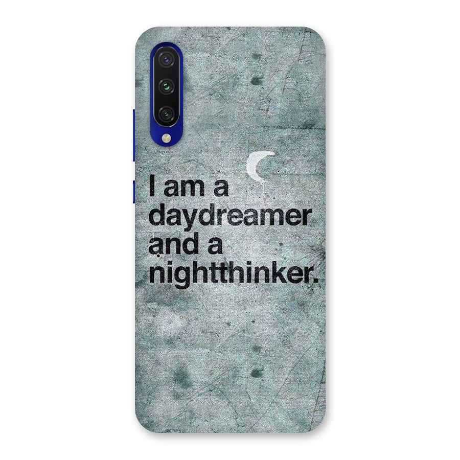 Day Dreamer Night Thinker Back Case for Mi A3
