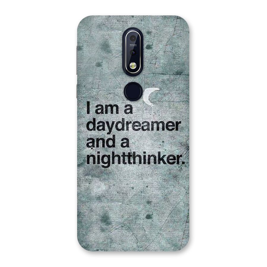 Day Dreamer Night Thinker Back Case for Nokia 7.1