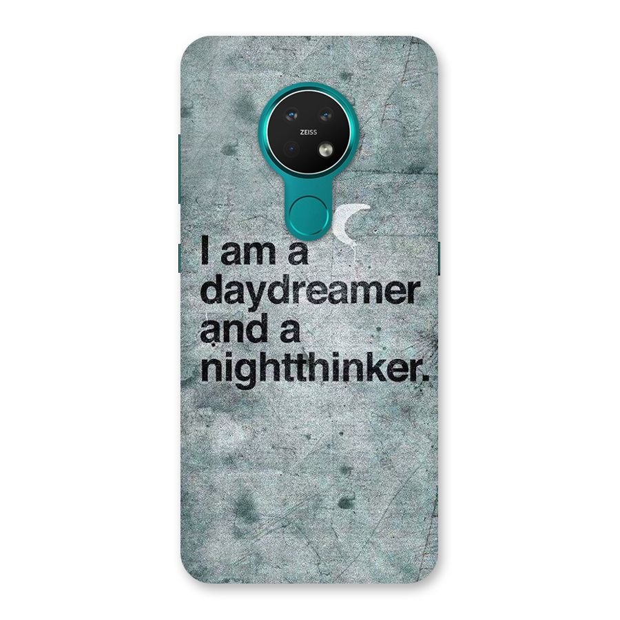 Day Dreamer Night Thinker Back Case for Nokia 7.2