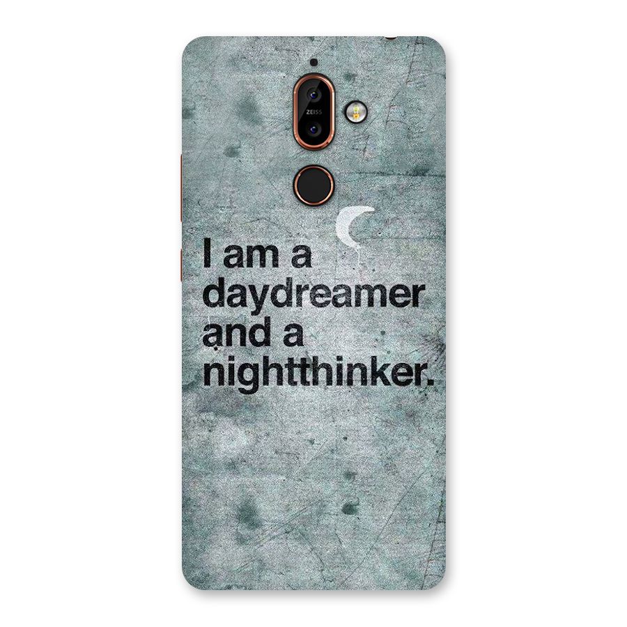 Day Dreamer Night Thinker Back Case for Nokia 7 Plus