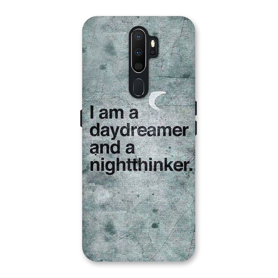 Day Dreamer Night Thinker Back Case for Oppo A5 (2020)