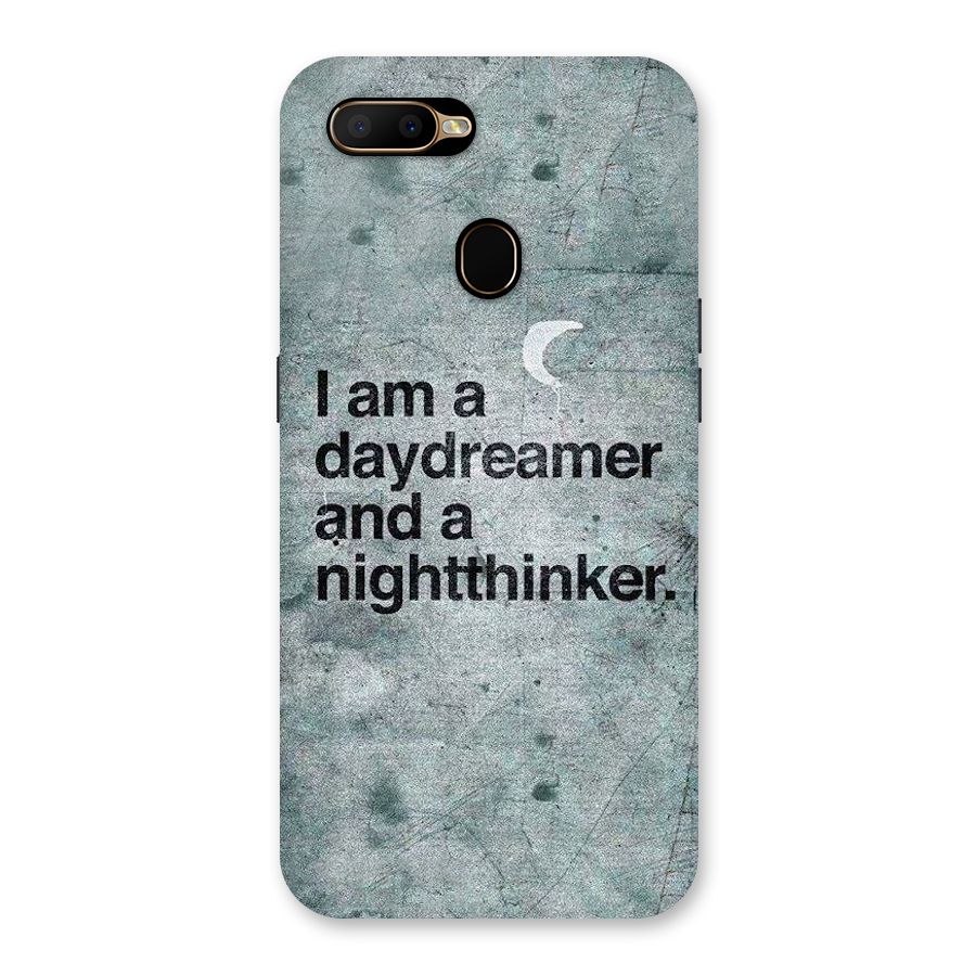 Day Dreamer Night Thinker Back Case for Oppo A5s