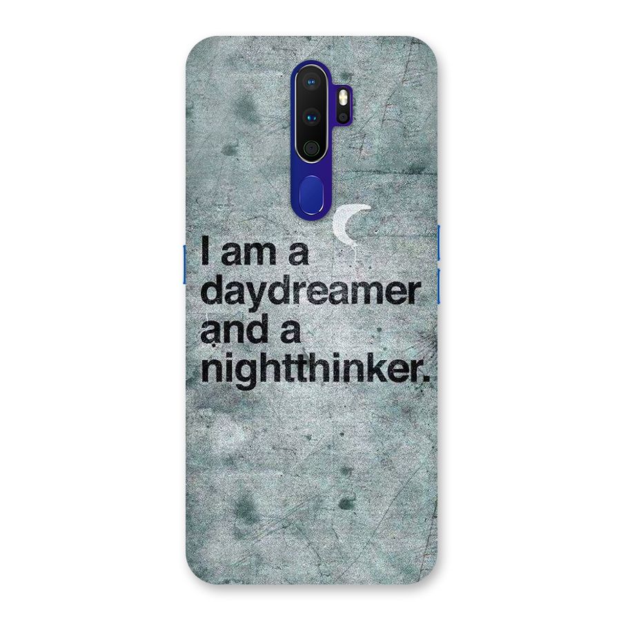 Day Dreamer Night Thinker Back Case for Oppo A9 (2020)
