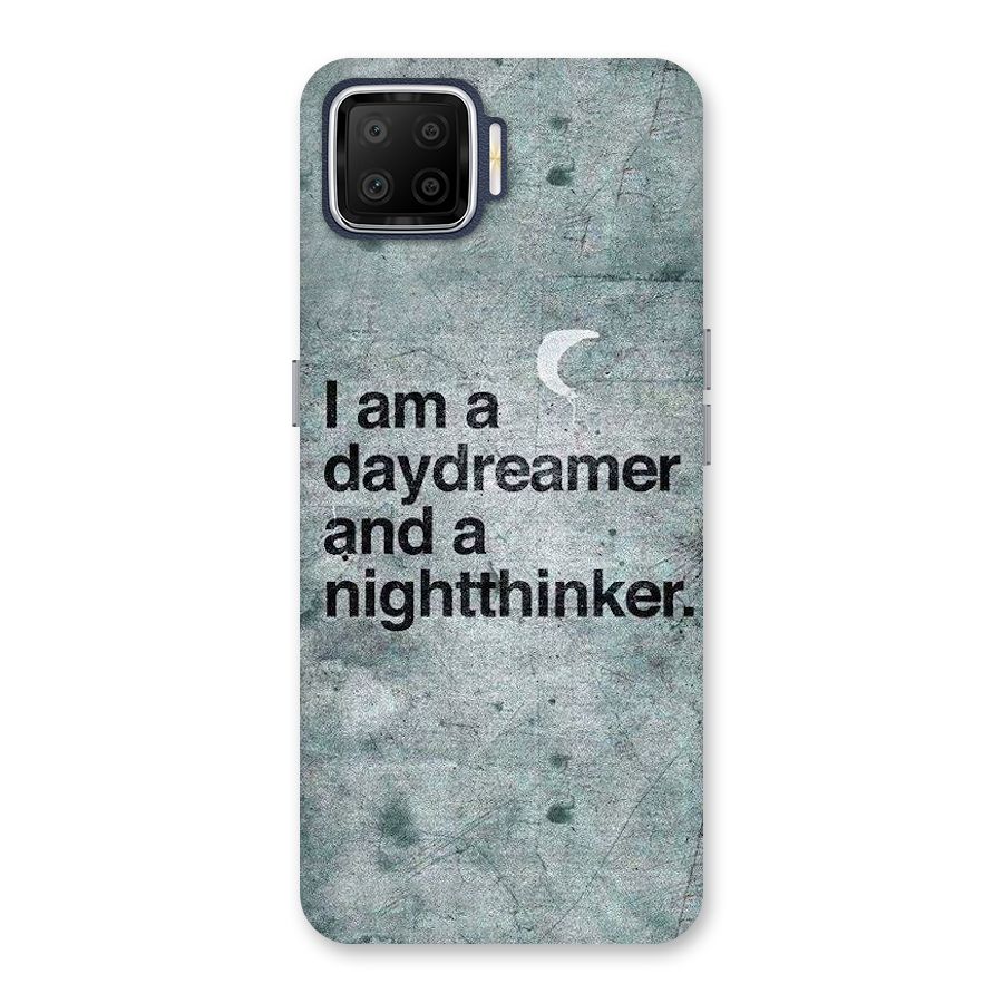 Day Dreamer Night Thinker Back Case for Oppo F17