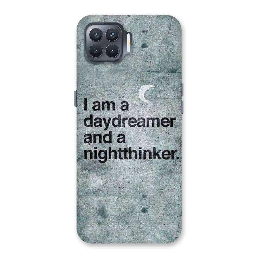 Day Dreamer Night Thinker Back Case for Oppo F17 Pro