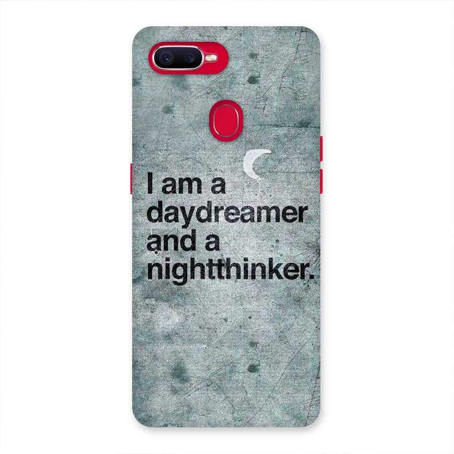 Day Dreamer Night Thinker Back Case for Oppo F9 Pro