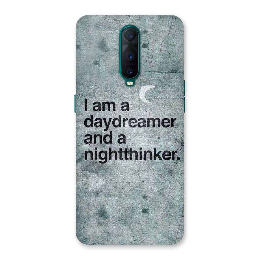 Day Dreamer Night Thinker Back Case for Oppo R17 Pro