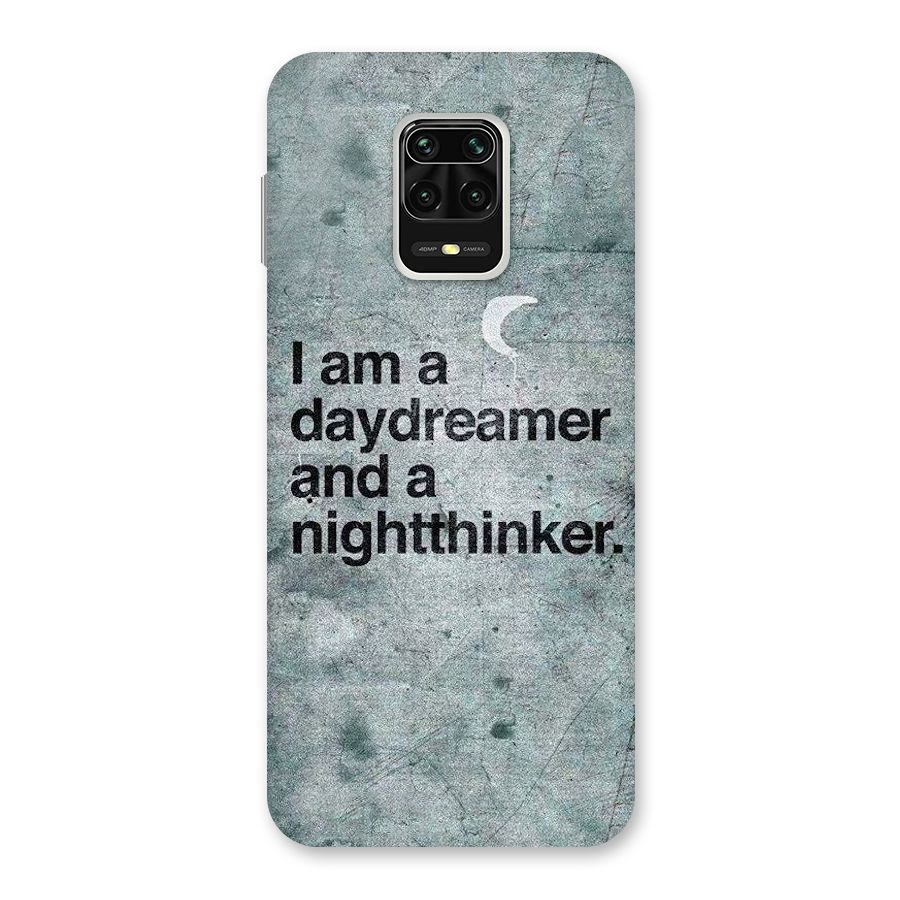 Day Dreamer Night Thinker Back Case for Poco M2 Pro