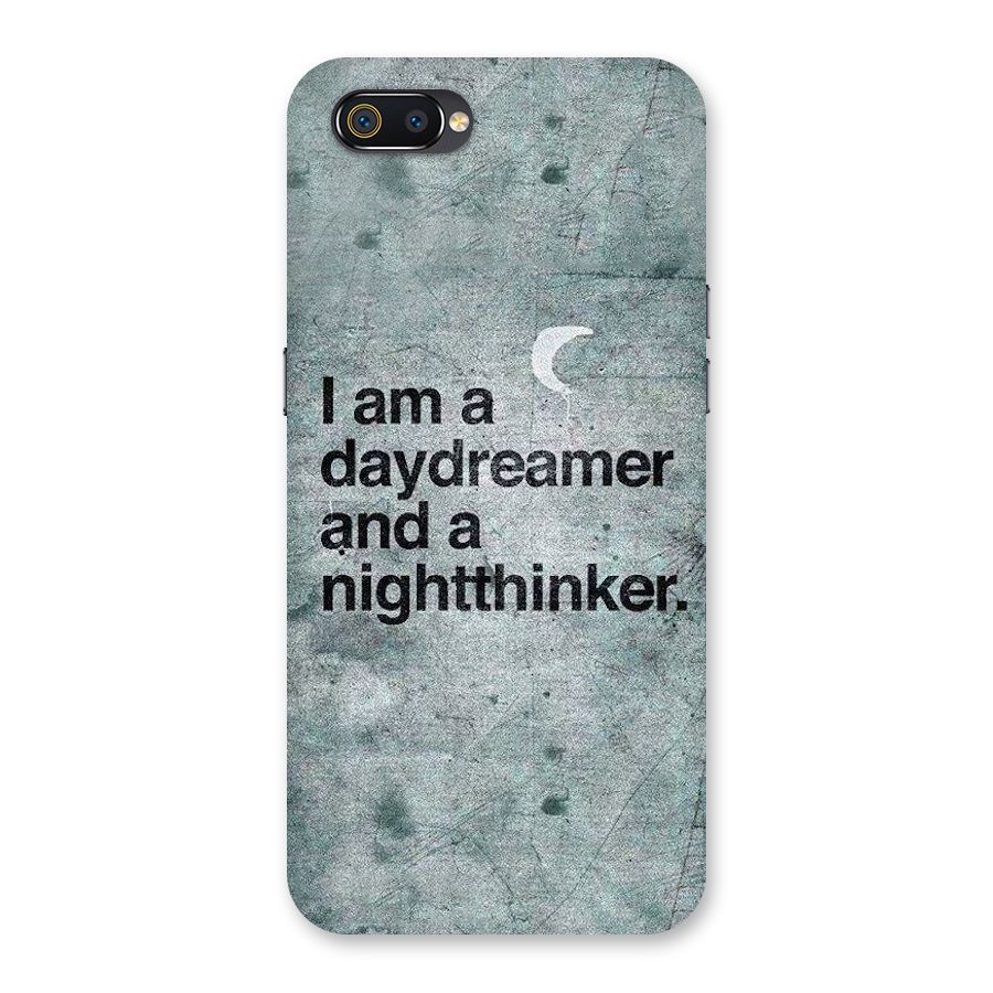 Day Dreamer Night Thinker Back Case for Realme C2