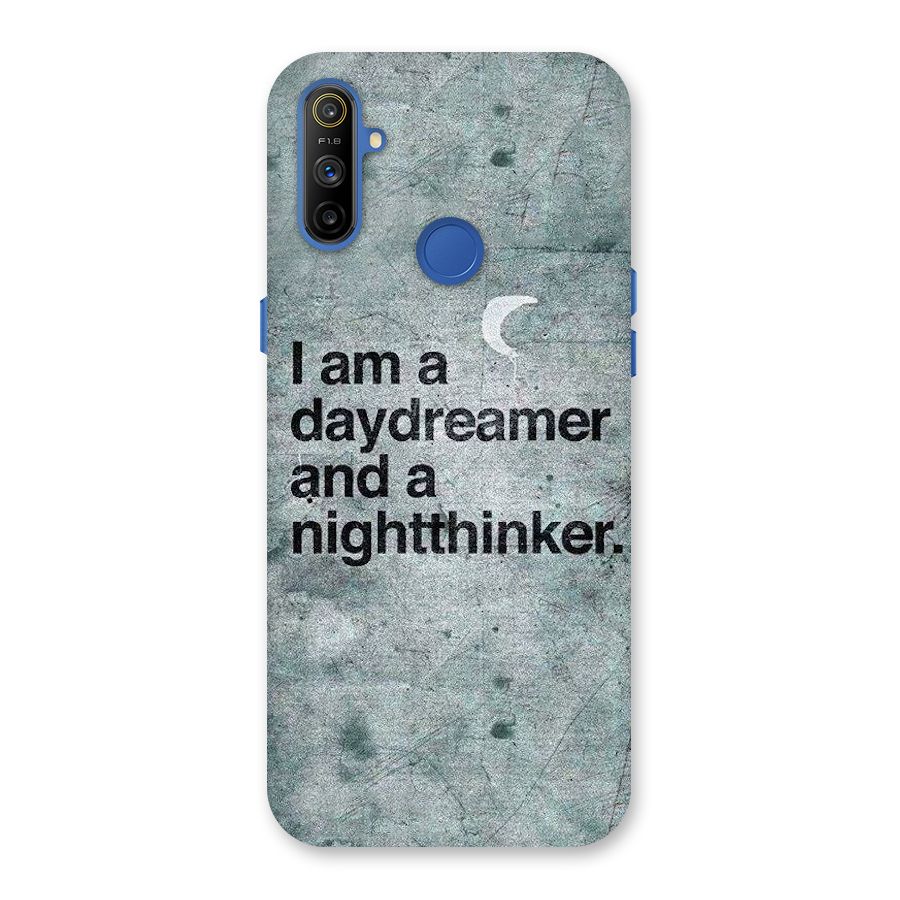 Day Dreamer Night Thinker Back Case for Realme Narzo 10A