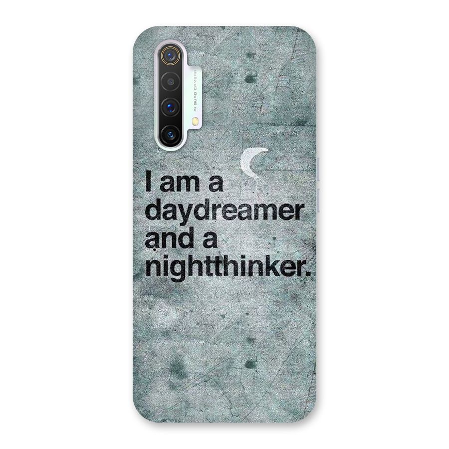 Day Dreamer Night Thinker Back Case for Realme X3