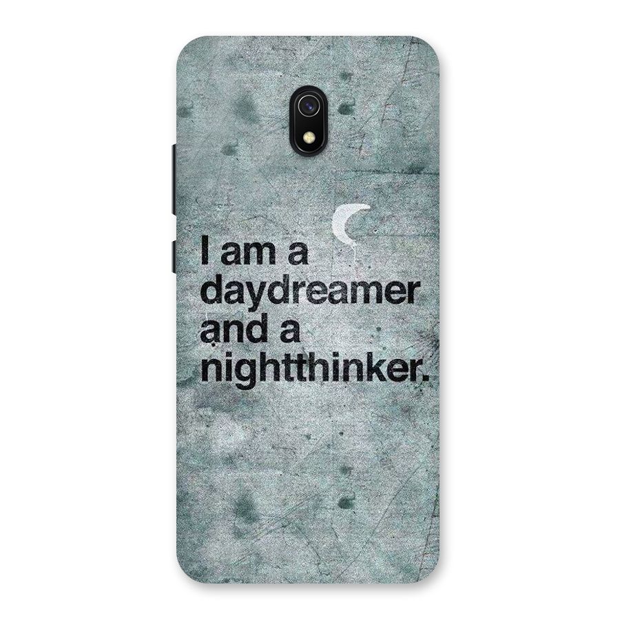 Day Dreamer Night Thinker Back Case for Redmi 8A