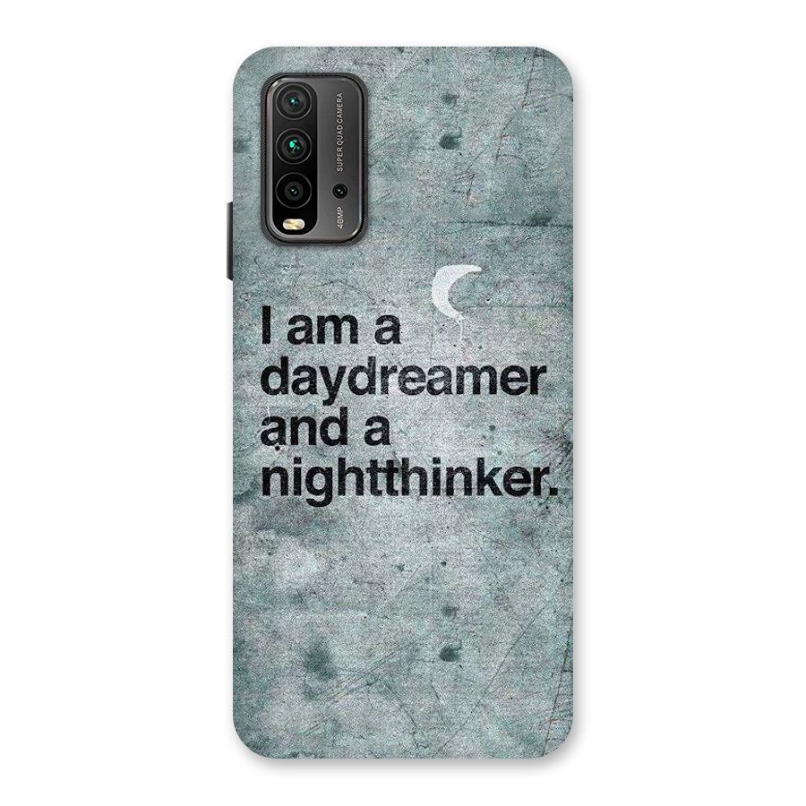 Day Dreamer Night Thinker Back Case for Redmi 9 Power
