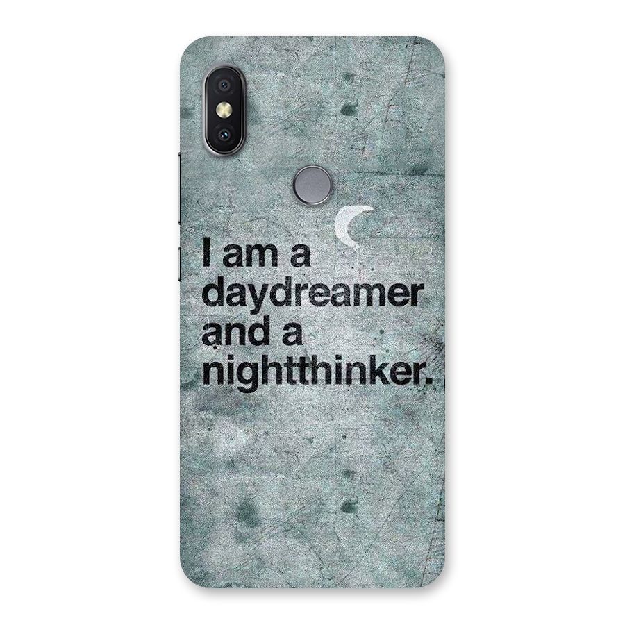 Day Dreamer Night Thinker Back Case for Redmi Y2