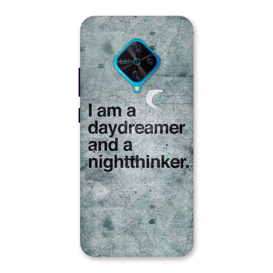 Day Dreamer Night Thinker Back Case for Vivo S1 Pro
