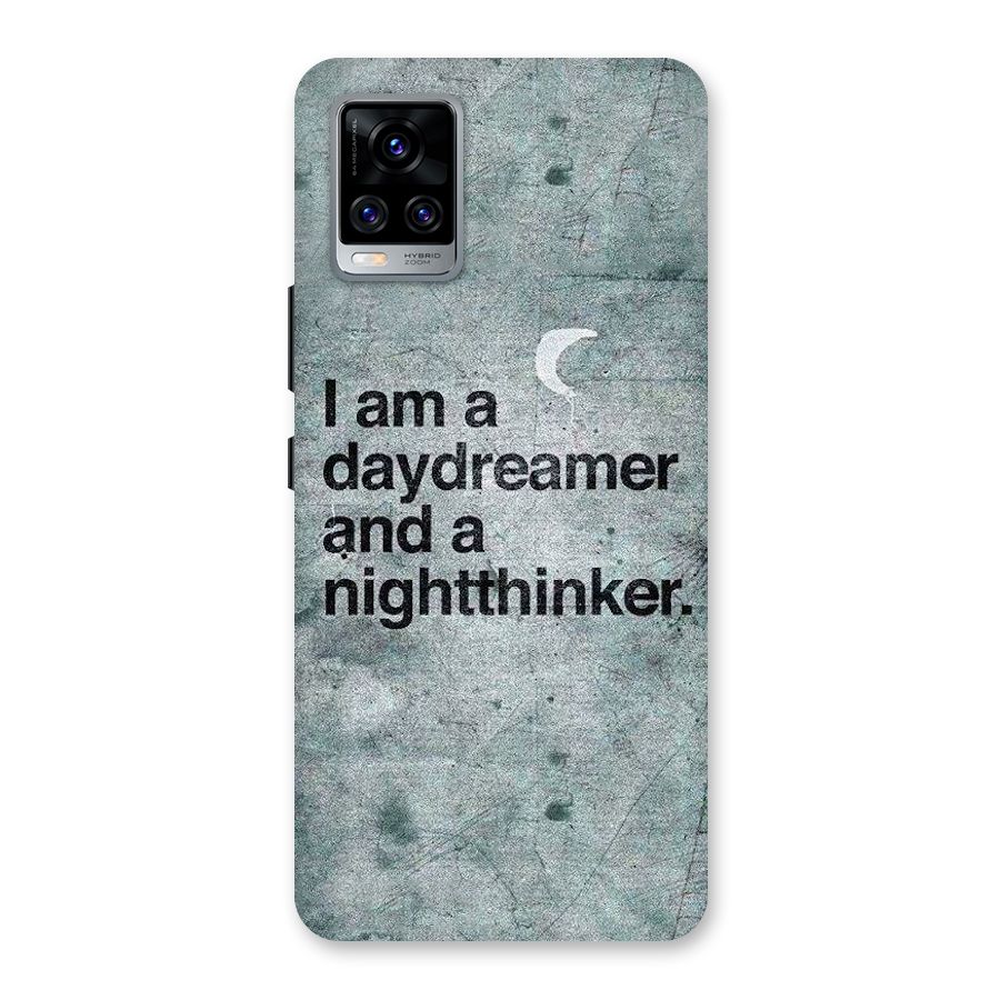 Day Dreamer Night Thinker Back Case for Vivo V20 Pro