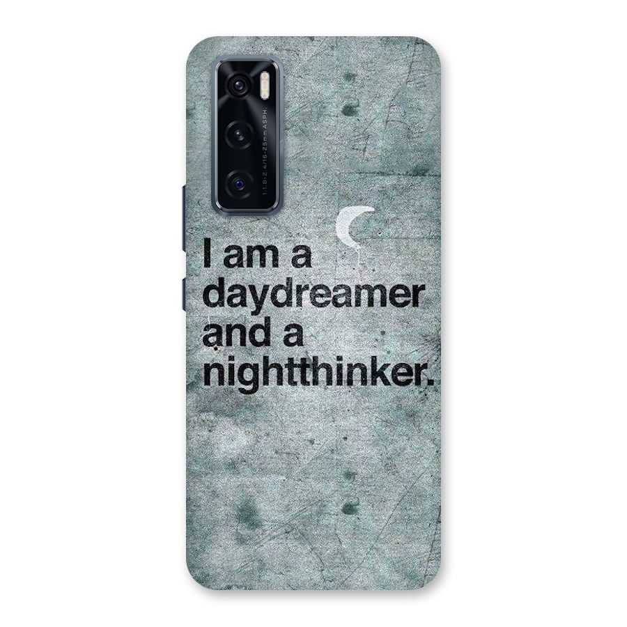 Day Dreamer Night Thinker Back Case for Vivo V20 SE