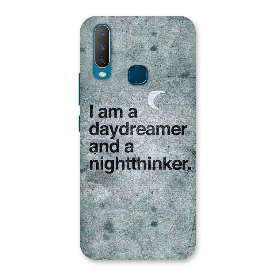Day Dreamer Night Thinker Back Case for Vivo Y17