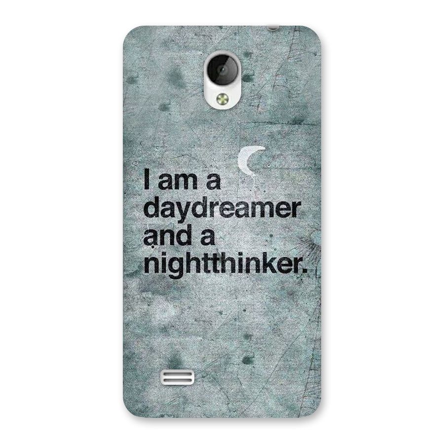 Day Dreamer Night Thinker Back Case for Vivo Y21